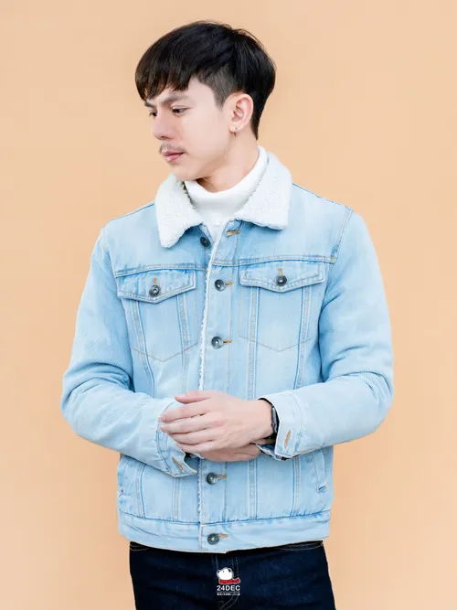 เช่าเสื้อแจ็คเก็ต ชาย รุ่น JOHANNA สี ฟ้า
