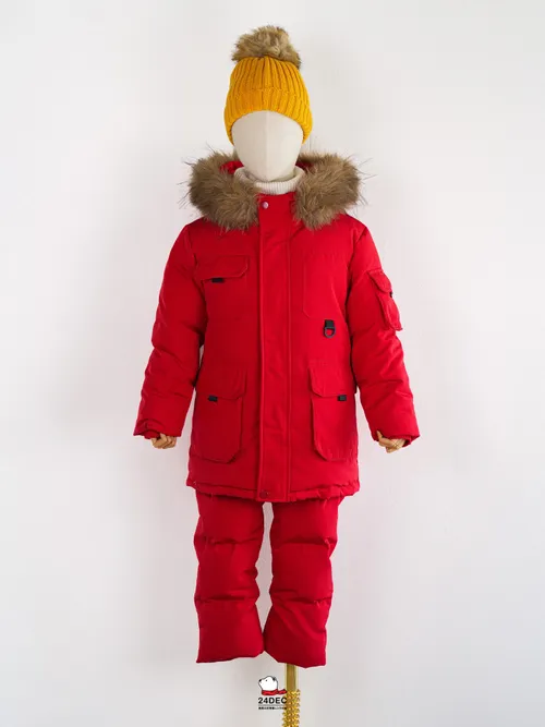 เช่าเสื้อกันหนาว เด็ก รุ่น COMIC สี แดง