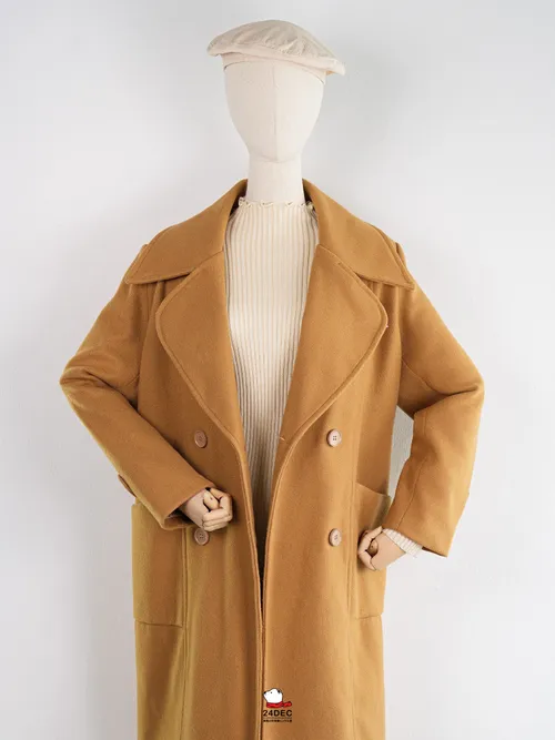 เช่าเสื้อโค้ท หญิง รุ่น UNLOCK สี น้ำตาล