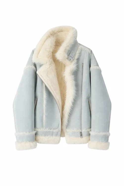 เช่าเสื้อแจ็คเก็ต หญิง รุ่น PENNY สี ฟ้า