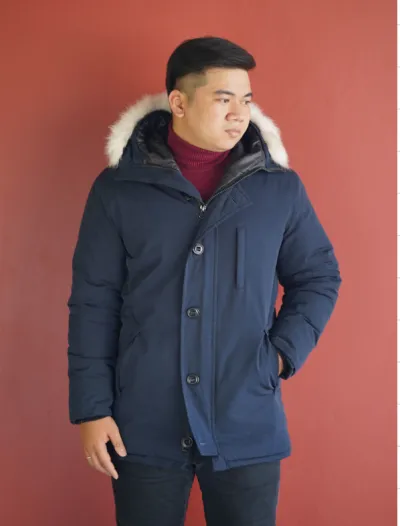 เช่าเสื้อกันหนาว ชาย รุ่น KAYAK สี น้ำเงิน