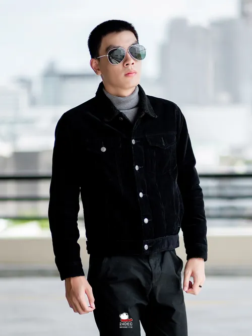 เช่าเสื้อแจ็คเก็ต ชาย รุ่น BRAZIL สี ดำ