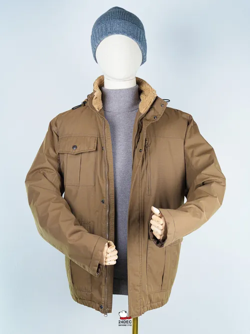 เช่าเสื้อกันหนาว ชาย รุ่น AMERICA สี น้ำตาล