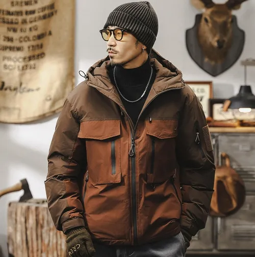 เช่าเสื้อกันหนาว ชาย รุ่น RINJANI สี น้ำตาล