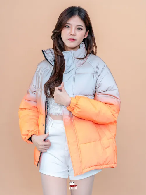 เช่าเสื้อกันหนาว ชาย รุ่น ILLUSION สี ส้ม