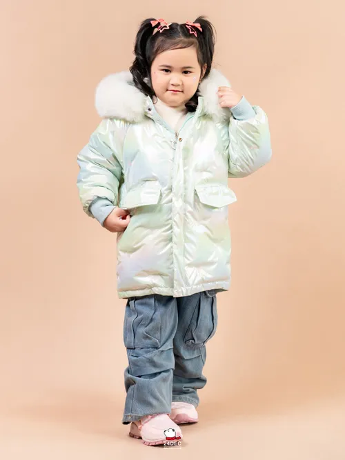 เช่าเสื้อกันหนาว เด็ก รุ่น SANDARA สี เขียว