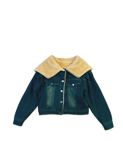 เช่าเสื้อแจ็คเก็ต หญิง รุ่น GAIA สี น้ำเงิน