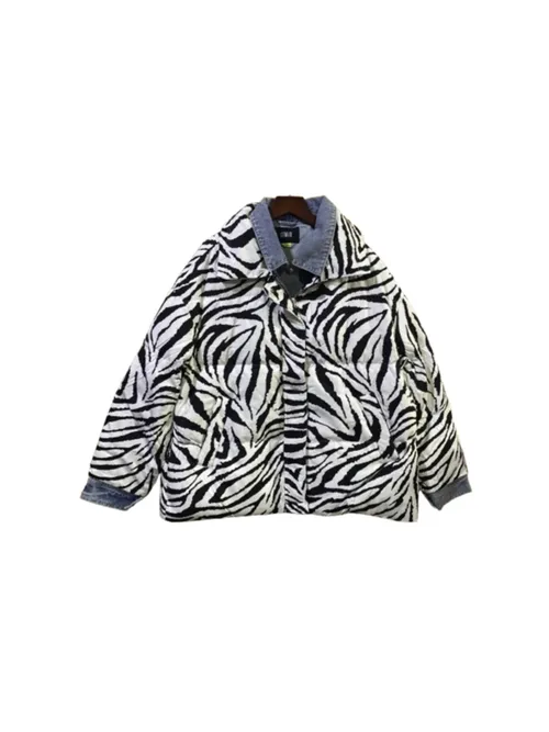เช่าเสื้อกันหนาว หญิง รุ่น ZEBRA สี ขาว