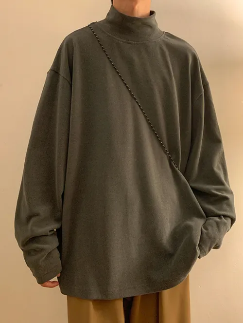 เช่าเสื้อคอเต่า ชาย รุ่น HAYATE สี เทา