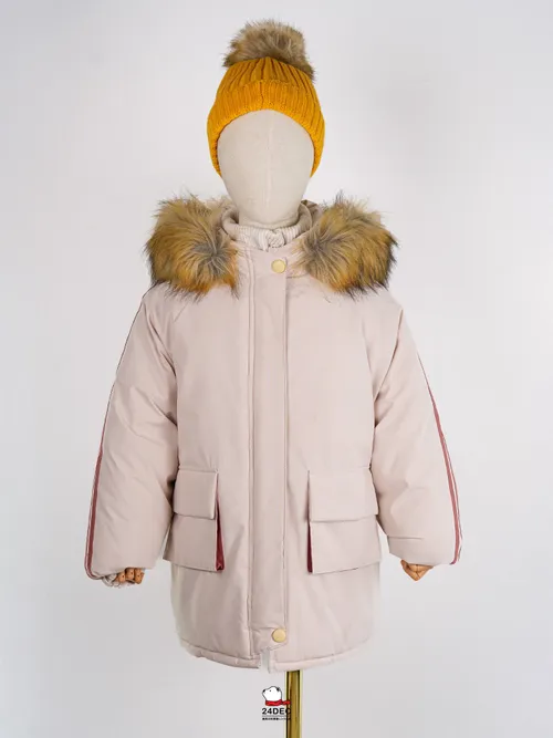 เช่าเสื้อกันหนาว เด็ก รุ่น SNAPPING สี ครีม