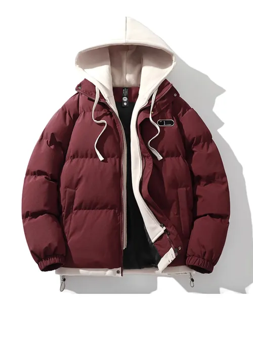 เช่าเสื้อกันหนาว ชาย รุ่น LUKA สี แดงเรดไวน์