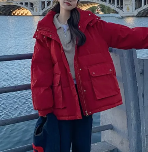 เช่าเสื้อกันหนาว หญิง รุ่น BETTY สี แดง