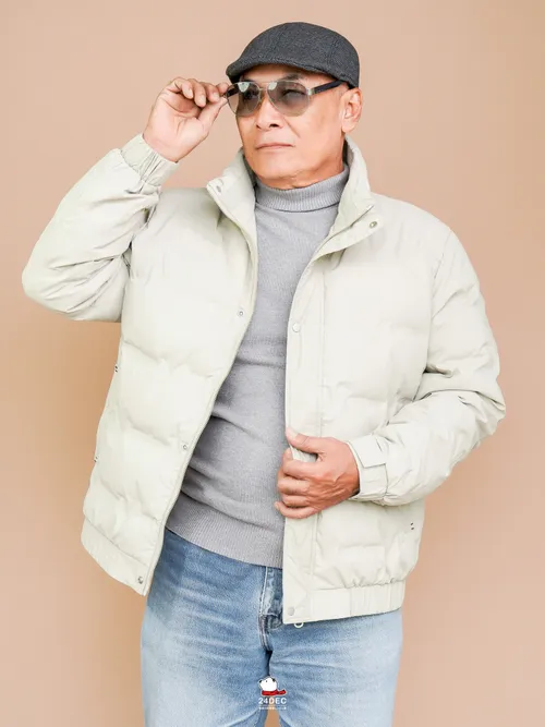 เช่าเสื้อกันหนาว ชาย รุ่น MASAO สี ขาว