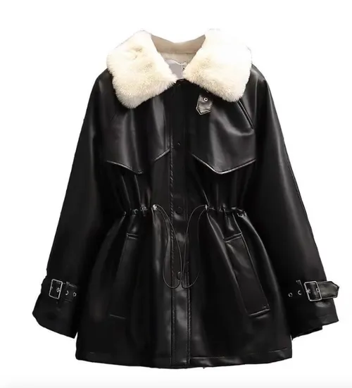 เช่าเสื้อแจ็คเก็ต หญิง รุ่น MINNIE สี ดำ