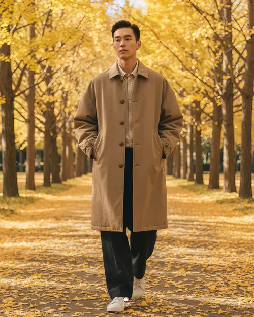 เช่าเสื้อโค้ท ชาย รุ่น ROCKEFELLER สี น้ำตาล