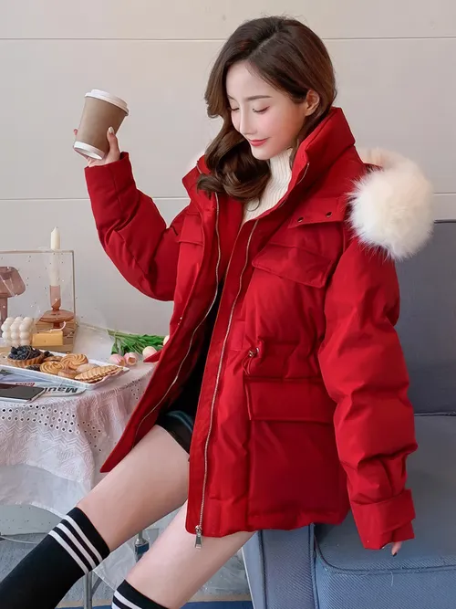 เช่าเสื้อกันหนาว หญิง รุ่น CHRISTMAS สี แดง