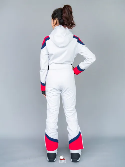 เช่าชุดสกี (เสื้อ+กางเกง) หญิง รุ่น ARCHERY สี ขาว