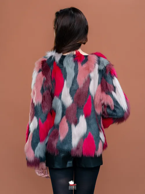 เช่าเสื้อขนเฟอร์ หญิง รุ่น DALLY สี ชมพู