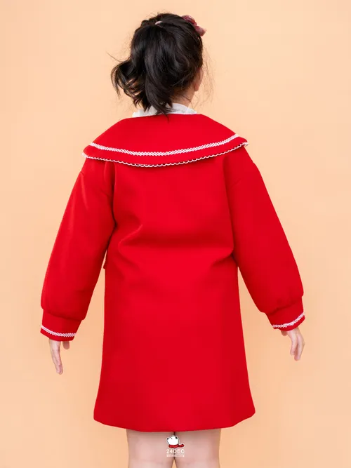 เช่าเสื้อโค้ท เด็ก รุ่น MERLION สี แดง