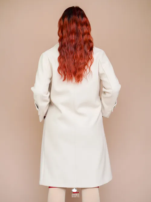 เช่าเสื้อโค้ท หญิง รุ่น MALPENSA สี ครีม