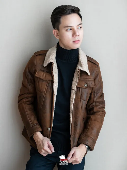 เช่าเสื้อแจ็คเก็ต ชาย รุ่น MERCY สี น้ำตาล