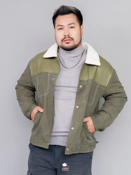 เช่าเสื้อแจ็คเก็ต ชาย รุ่น IVAN สี เขียว