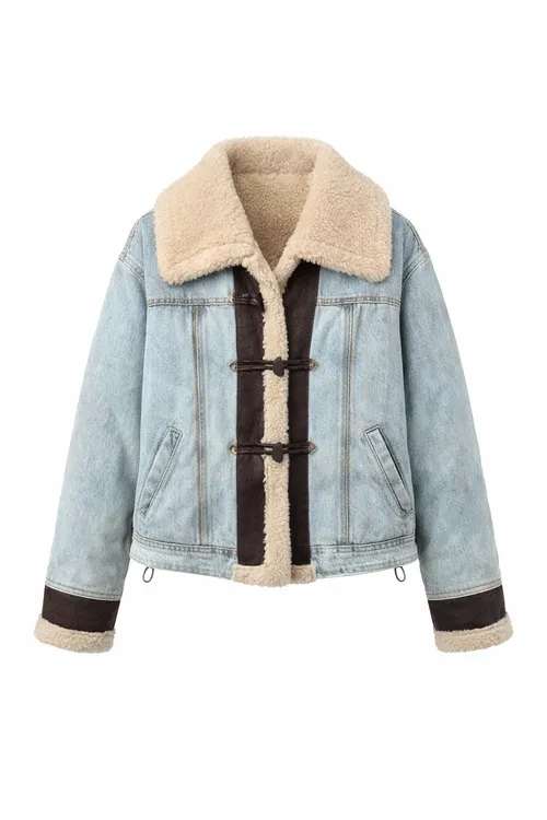 เช่าเสื้อแจ็คเก็ต หญิง รุ่น HANGOVER สี ฟ้า