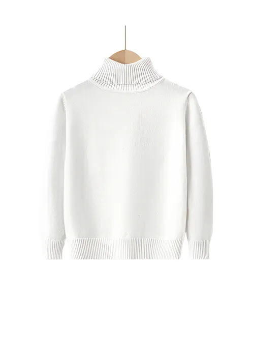 เช่าเสื้อคอเต่า เด็ก รุ่น CAROUSEL สี ขาว