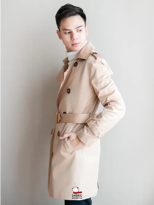 เช่าเสื้อเทรนช์โค้ท ชาย รุ่น ENGLAND สี น้ำตาล