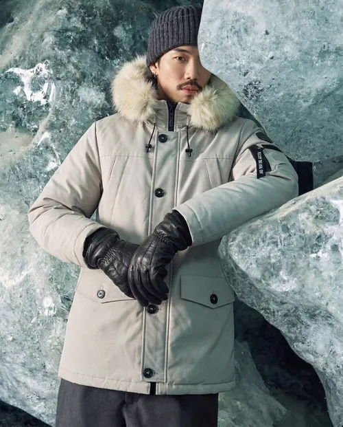 เช่าเสื้อกันหนาว ชาย รุ่น SNOWMOBILE สี ขาว