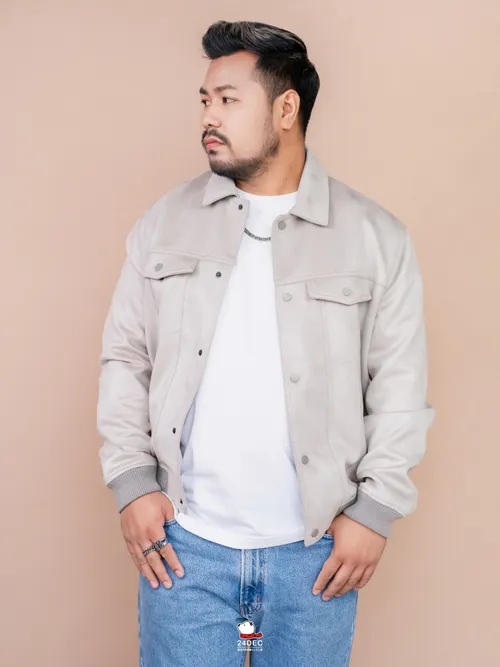 เช่าเสื้อแจ็คเก็ต ชาย รุ่น GARETH สี เทา