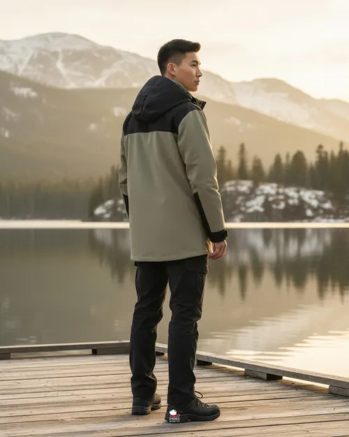 เช่าเสื้อกันหนาว ชาย รุ่น YILAN สี เขียว