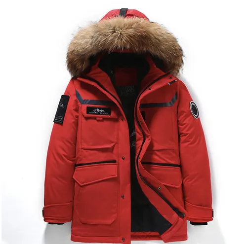 เช่าเสื้อกันหนาว ชาย รุ่น MONSTER สี แดง