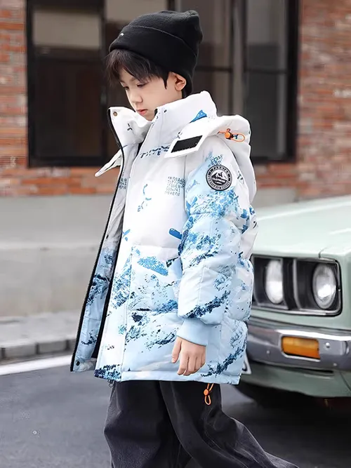 เช่าเสื้อกันหนาว เด็ก รุ่น GOKADA สี ขาว