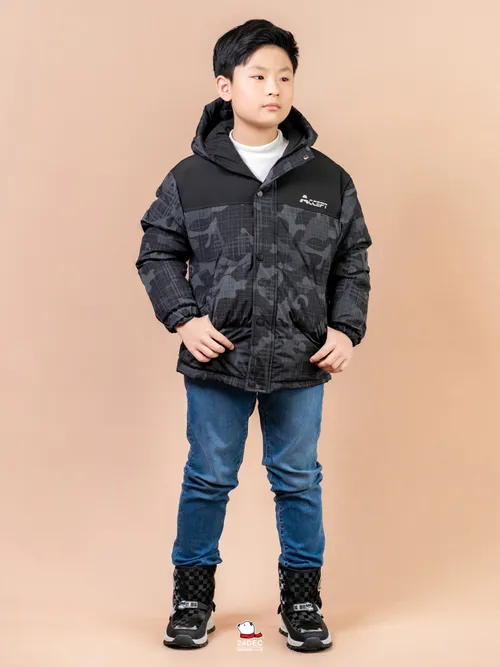 เช่าเสื้อกันหนาว เด็ก รุ่น GRAVITY สี ดำ