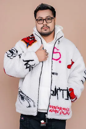 เช่าเสื้อแจ็คเก็ต ชาย รุ่น ANYANG สี ขาว