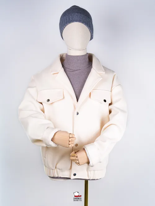 เช่าเสื้อโค้ท ชาย รุ่น CUBIC สี ขาว