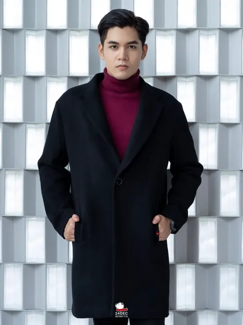 เช่าเสื้อโค้ท ชาย รุ่น ICONIC สี ดำ