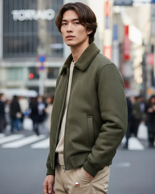 เช่าเสื้อแจ็คเก็ต ชาย รุ่น ROONEY สี เขียว