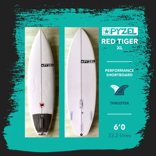 Pyzel Red Tiger XL 6'0