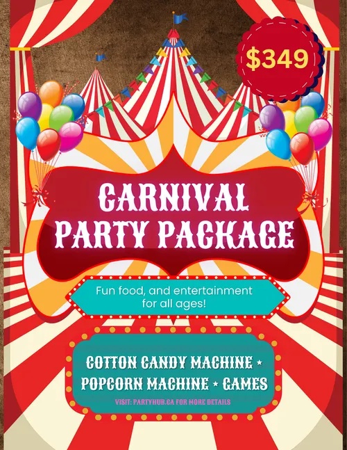 Carnival Party Package