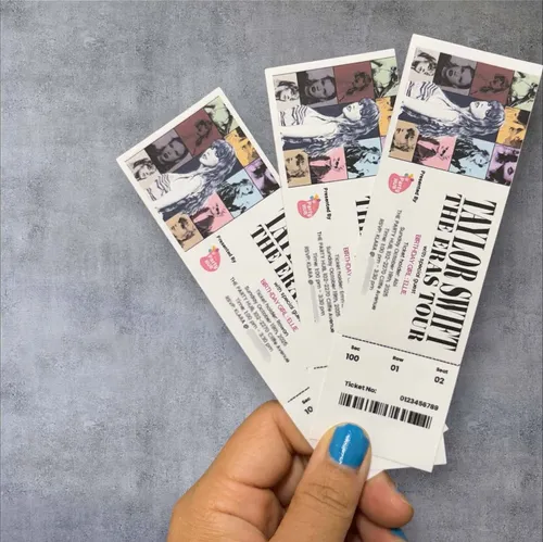 Taylor Swift Ticket Style Invitations (8)