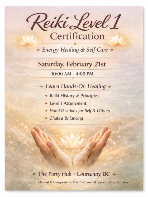 Reiki Level 1 Certification