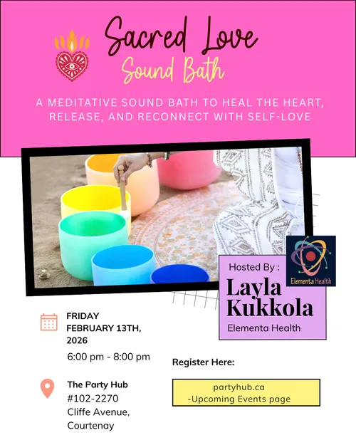 Sacred Love Sound Bath, Feb 13th