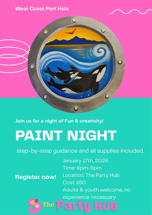 West Coast Port Hole Paint Night ( completed)