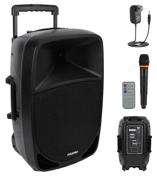 Pyle 1200W Portable Bluetooth PA Speaker - 12’’ Subwoofer