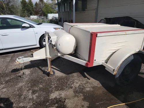 Commercial griddle - towable.