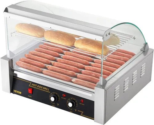 Hot dog roller grill. 