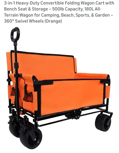 Heavy-duty wagon, seat