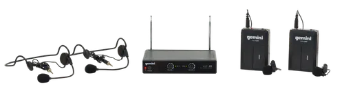 Lavalier microphone. Dual,  Wireless